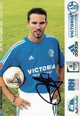 Sven Vermant FC Schalke 04 2002-03 1. Karte + A 62586