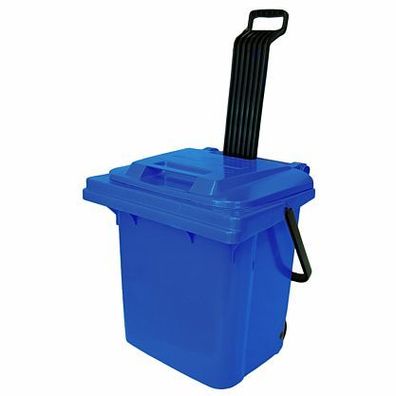 1 x SULO Rollbox 45 Liter Blau Mülleimer Müllbehälter Abfalleimer Abfallbehälter NEU