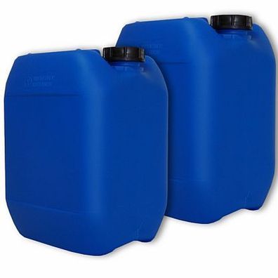 Plasteo 2x10L Kanister, Wasserkanister, Behälter, Blau Trinkwasser NEU