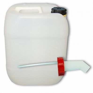 Plasteo Wasserkanister, Plastekanister 20 L + Schnellausgießer DIN 61