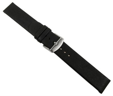 Uhrenarmband Kalbsleder schwarz Herzog Design II 20529S