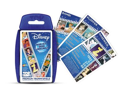 Top Trumps Disney Classics Kartenspiel Karten Spiel Quartett Deutsch