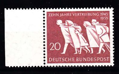1955 Bund MiNr. 215, Rand links, postfrisch