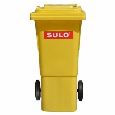 1x SULO Mülltonne Abfalltonne Müllbehälter 60 Liter Gelb NEU Recycling Behälter 22266