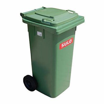 1 x SULO Mülltonne Abfalltonne Müllbehälter 120 Liter Grün NEU Recycling Behälter
