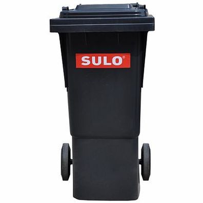 1x SULO Mülltonne Abfalltonne Müllbehälter 60 Liter Grau NEU Recycling Behälter 22072