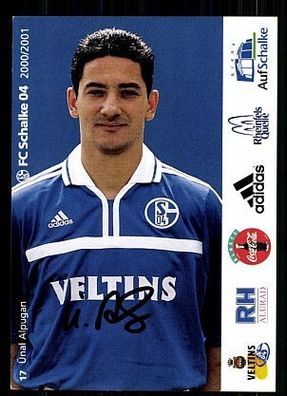 Ünal Alpugan FC Schalke 04 2000-01 Autogrammkarte A 62542