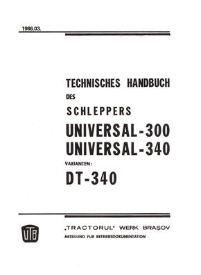 Technisches Handbuch UTB 300 und 340