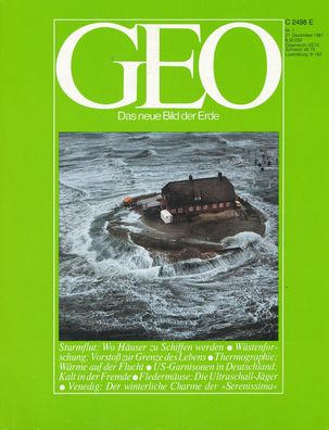 GEO - Das neue Bild der Erde - Ausgabe Nr. 1 - Dezember 1981 Sturmflut