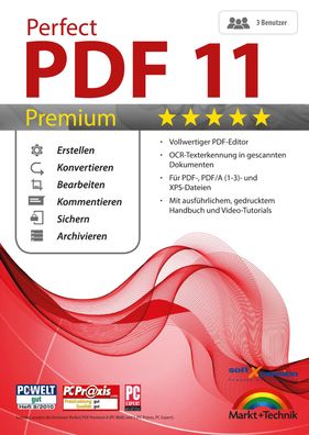 Perfect PDF 11 Premium - PDF-Dokumente erzeugen, bearbeiten und umwandeln - ESD