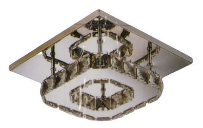 Deckenleuchte Kristalllampe Deckenleuchte Edelstahl LED-Spiegel