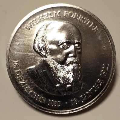 Medaille Wilhelm Förster silberfarben