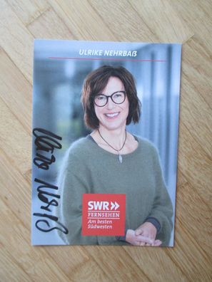 SWR Fernsehmoderatorin Ulrike Nehrbaß - handsigniertes Autogramm!!