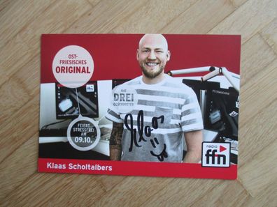 Radio ffn Moderator Klaas Scholtalbers - handsigniertes Autogramm!!!