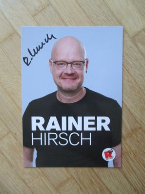 Radio Hamburg Moderator Rainer Hirsch - handsigniertes Autogramm!!!
