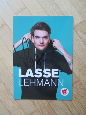 Radio Hamburg Moderator Lasse Lehmann - handsigniertes Autogramm!!!