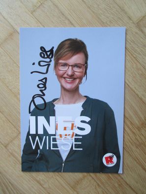 Radio Hamburg Moderatorin Ines Wiese - handsigniertes Autogramm!!!