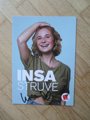 Radio Hamburg Moderatorin Insa Struve - handsigniertes Autogramm!!!