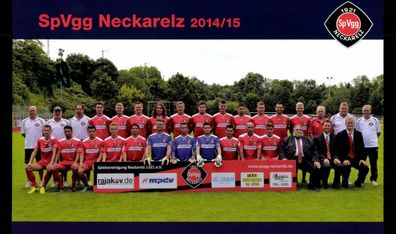 Original Mannschaftskarte SpVgg Neckarelz 2014-15 ## BC G 30356