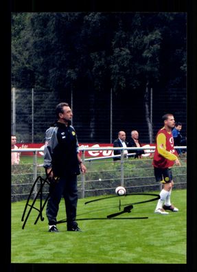 Dick Voorn und Stefan Reuter Foto Borussia Dortmund Original ## BC G 30376
