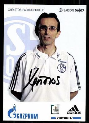 Christos Papadopoulos Schalke 04 2006/07 2. Karte + A 62702