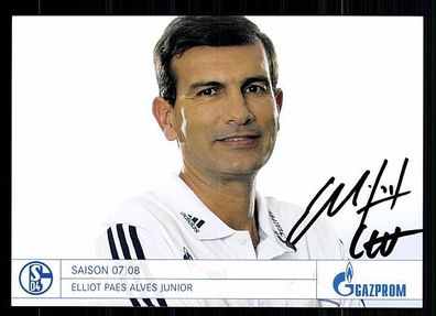Elliot Paes Alves Jun. Schalke 04 2007/08 Autogrammkarte + A 62732