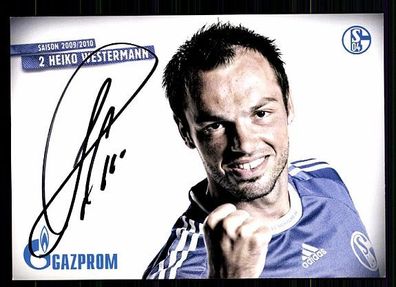 Heiko Westermann FC Schalke 04 2009-10 2. Karte Autogrammkarte + A 62793