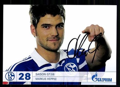 Markus Heppke FC Schalke 04 2007-08 Autogrammkarte + A 62742