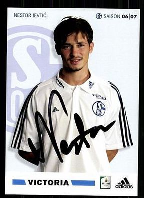 Nestor Jevtic Schalke 04 2006/07 1. Karte Autogrammkarte + A 62717