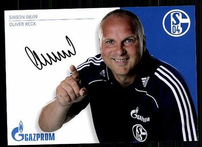Oliver Reck FC Schalke 04 2008-09 Autogrammkarte+ A 62780
