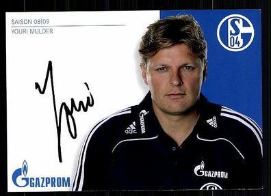 Youri Mulder FC Schalke 04 2008-09 Autogrammkarte + A 62787