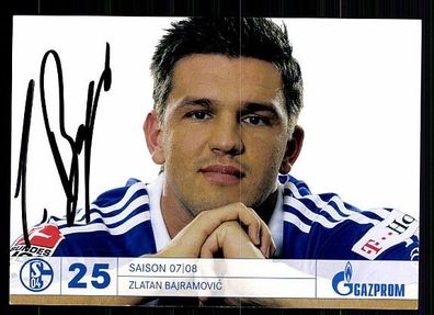 Zlatan Bajramovici FC Schalke 04 2007-08 Autogrammkarte+ + A 62755
