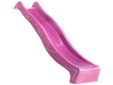 Wellenrutsche pink 230cm für Spielturm Anbaurutsche Schaukel Wasserrutsche