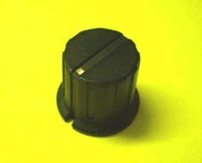 Drehknopf Knopf schwarz Potiknopf Kunststoff für Potentiometer Poti 6mm