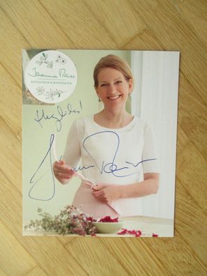 Österreich Starköchin Johanna Maier - handsigniertes Autogramm!!!