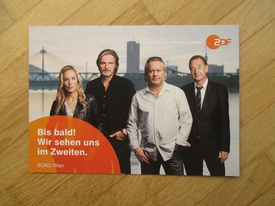 ORF ZDF SOKO Wien Donau - Autogrammkarte ohne Unterschriften!!