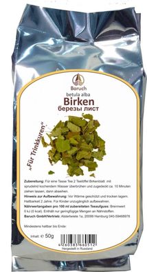 Birken Blätter - (Betula alba) - 50g