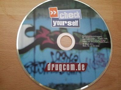 Drugcom - Alles über Drogen - interaktive Info CD-ROM für den PC >> check yourself