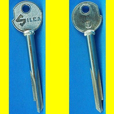 Silca XZ1B - Kreuzbart Schlüssel Rohling - 88 mm lang für Zeiss - dicke Lippe oben