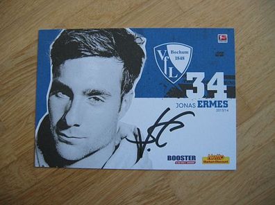 VfL Bochum Saison 13/14 Jonas Ermes - handsigniertes Autogramm!!!
