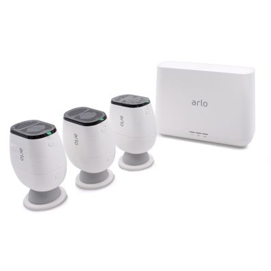 Arlo Pro2 Überwachungskamera & Alarmanlage HD 3er Set Smart Home kabellos Nachtsic
