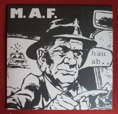M.A.F. Mut aus Flaschen - hau ab .. Vinyl DoLP farbig Reissue
