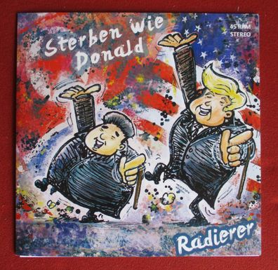 Radierer - Donald und Kim Vinyl DoEP farbig