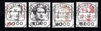 1988 Bund Frauen MiNr. 1390-1393, EST Frankfurt 10.11.88
