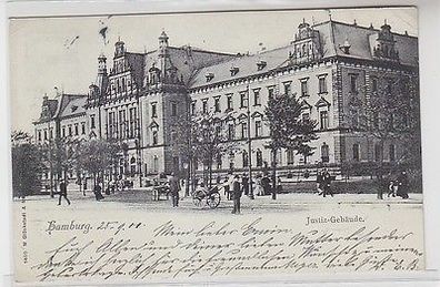 63044 Ak Hamburg Justiz-Gebäude 1901