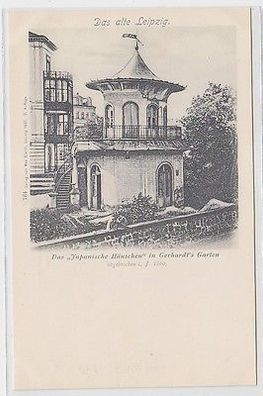63394 Ak Leipzig das japanische Häuschen in Gerhardts Garten abgebrochen 1860