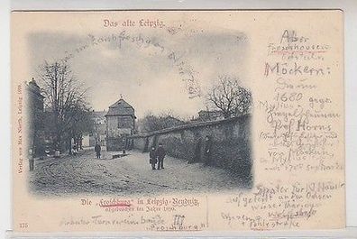 62844 Ak Das alte Leipzig: Die "Froschburg" in Leipzig-Reudnitz 1899