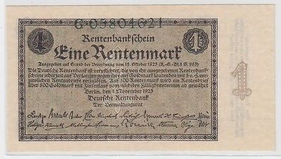 1 Rentenmark 1.11.1923, Rosenberg Nr.154 a fast kassenfrisch