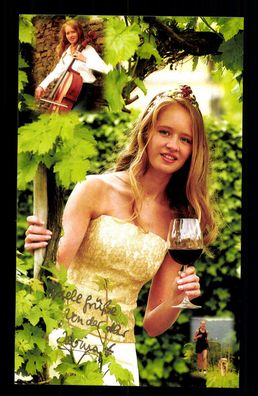 Karina Weinand Autogrammkarte Original Signiert Weinkönigin ## BC G 30593