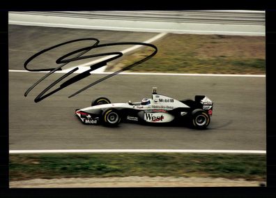 David Coulthard Foto Original Signiert Formel 1 ## BC G 30500